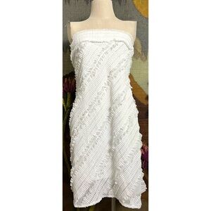 Anthropologie Strapless Mini Dress XL